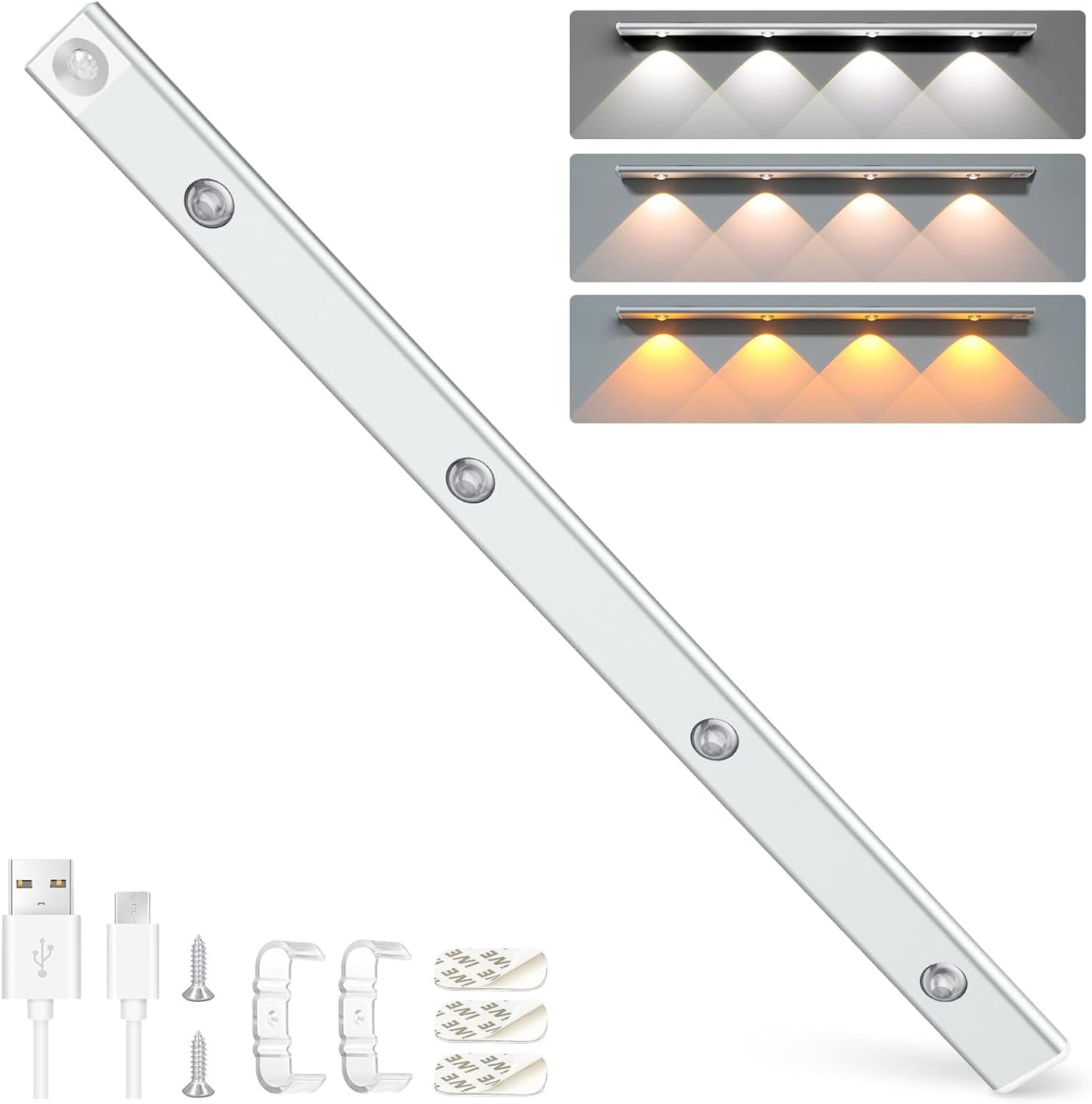 Ilumina tus noches sin tocar interruptor - Luz LED Inteligente con Sensor Automático