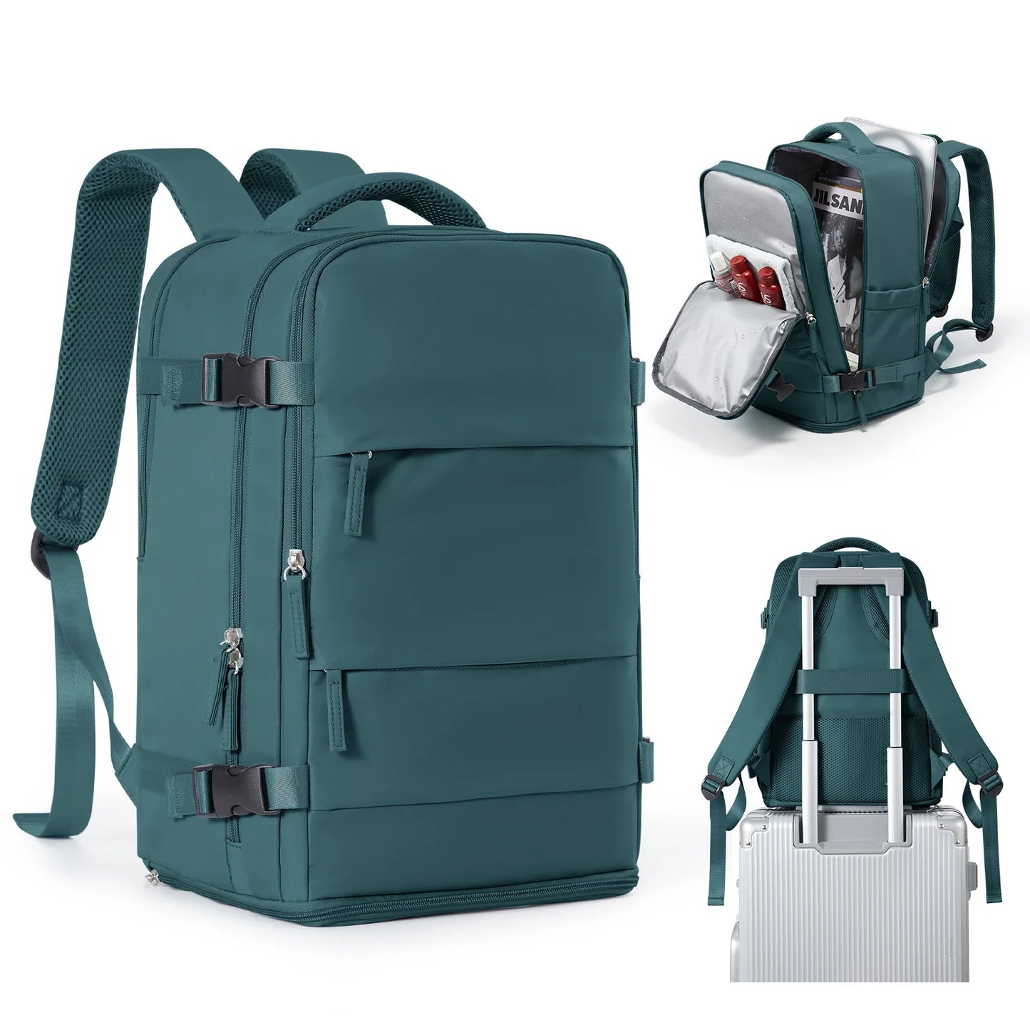 Mochila de Viaje Cabina Avión 40x20x25 Impermeable – Mochila Hombre Mujer para Equipaje de Mano, Negocios, Universidad, Portátil, Viajes