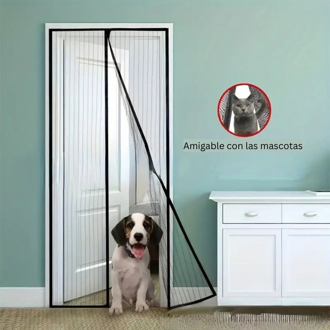 Mosquitera magnética para puertas