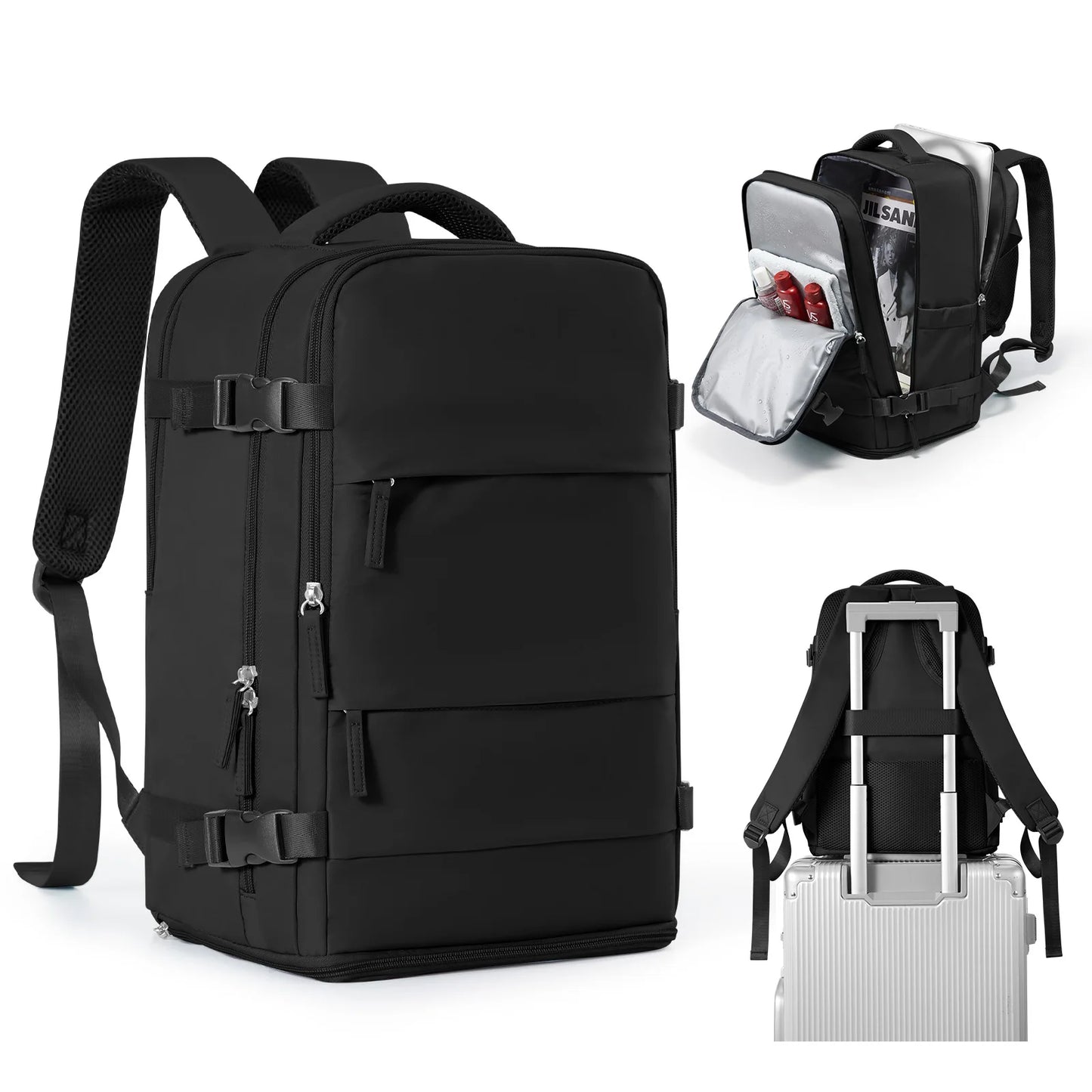 Mochila de Viaje Cabina Avión 40x20x25 Impermeable – Mochila Hombre Mujer para Equipaje de Mano, Negocios, Universidad, Portátil, Viajes